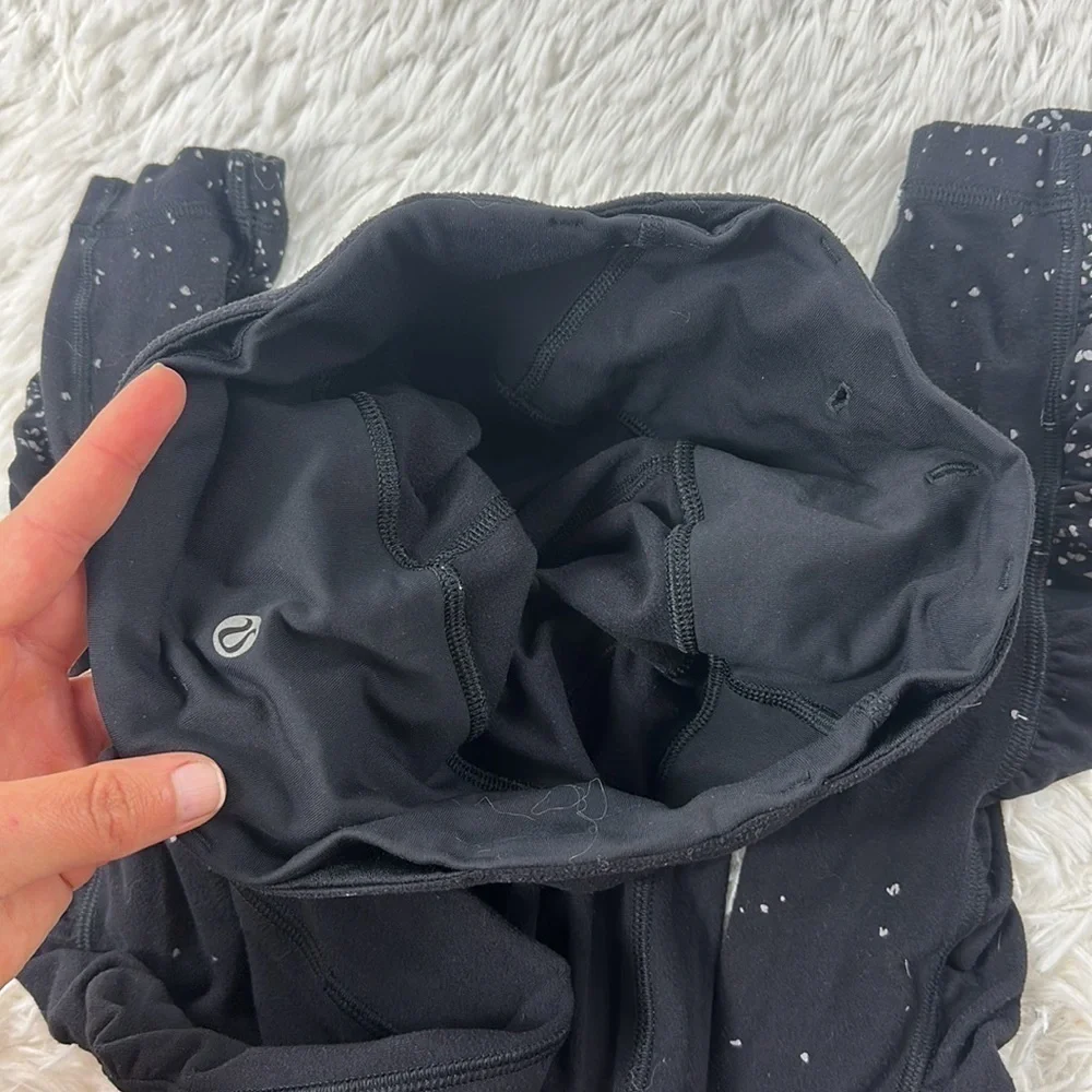 Lululemon Speed Tight Black Reflective